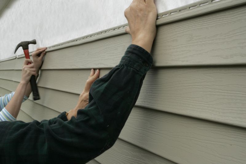 Inspected siding installation